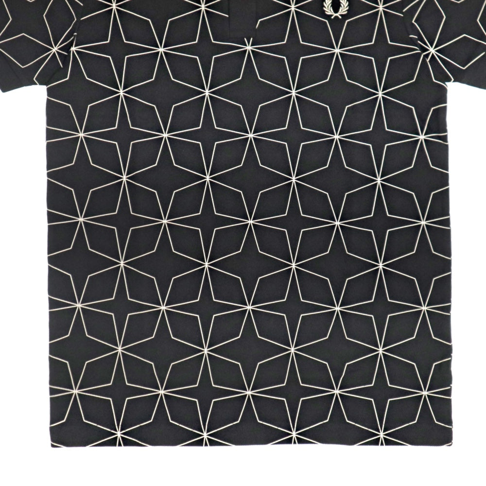FRED PERRY(フレッドペリー) Geometric Fp Polo Shirt ジオメトリックプリント ポロシャツ【M7733】