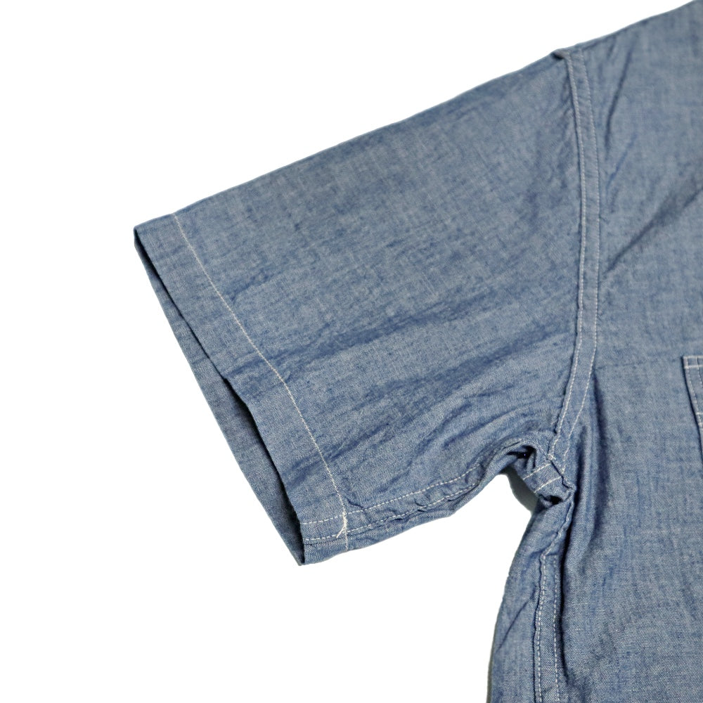orSlow(オアスロウ) SHORT SLEEVE CHAMBRAY WORK SHIRT ショートスリーブ シャンブレー ワーク シャツ 【01-V8170-84】