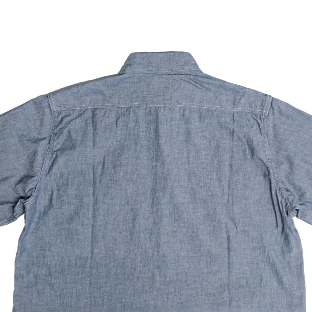 orSlow(オアスロウ) SHORT SLEEVE CHAMBRAY WORK SHIRT ショートスリーブ シャンブレー ワーク シャツ 【01-V8170-84】