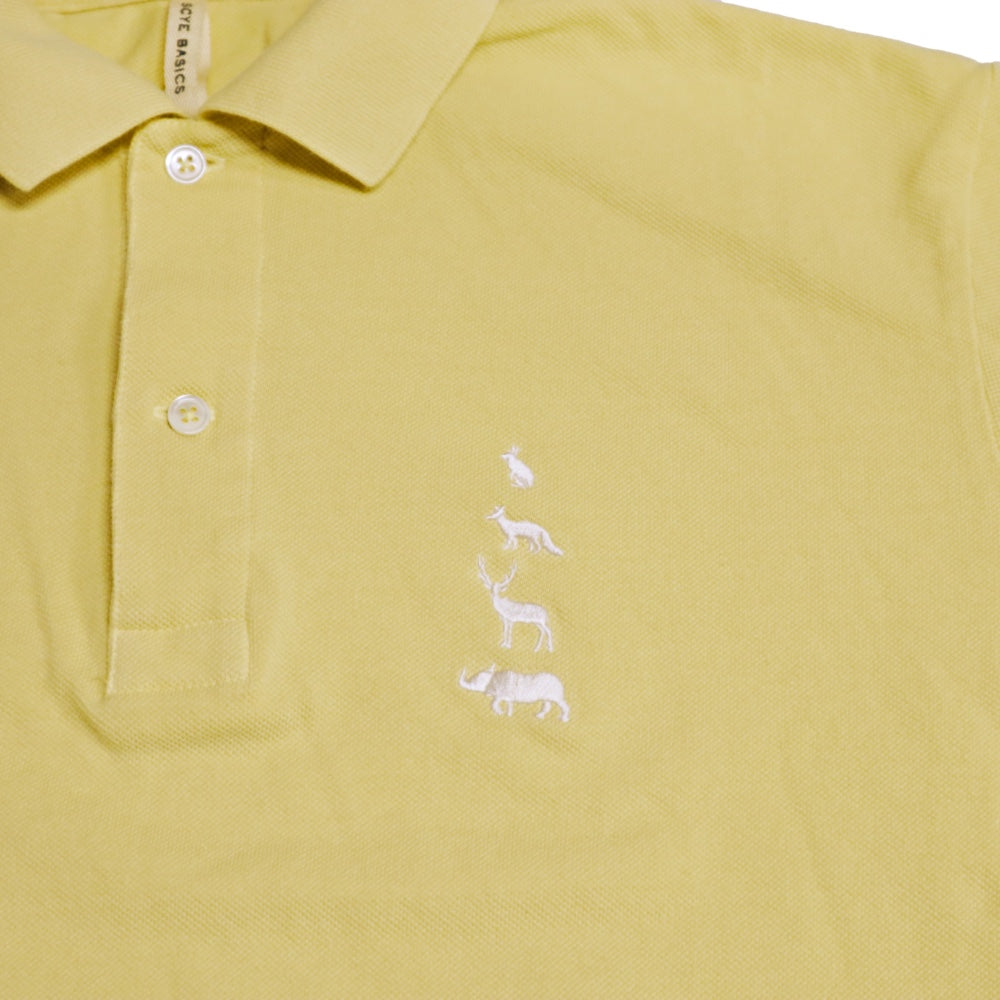 SCYE BASICS x Mountain Research(サイ ベーシックス×マウンテンリサーチ)コットン 鹿の子ポロシャツ【5124-21415】