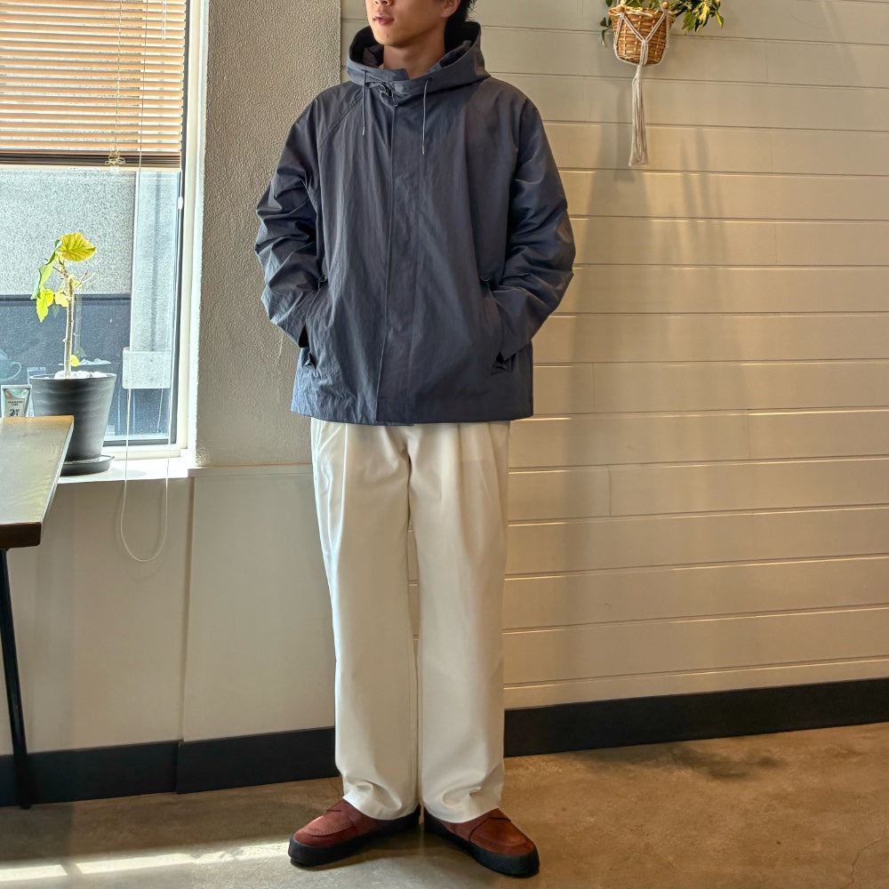STILL BY HAND(スティル バイ ハンド)Crispy Nylon Hooded Blouson ナイロン フーデッド ブルゾン【BL03263】