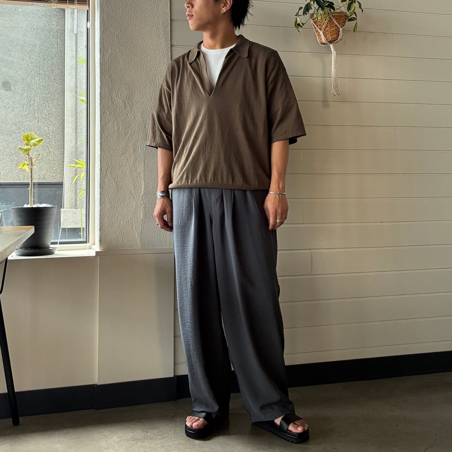 STILL BY HAND(スティル バイ ハンド)Rayon Linen Easy Pants レーヨン リネン イージーパンツ【PT06262】