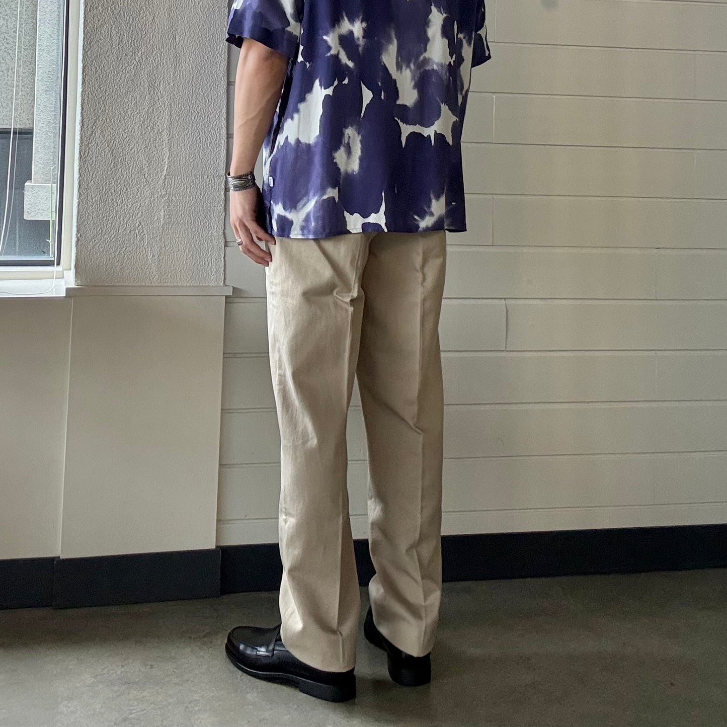 WAX London(ワックスロンドン) AUBYN TROUSER COTTON TENCEL TWILL PANTS【SS26-TRO-CCA-BEI】
