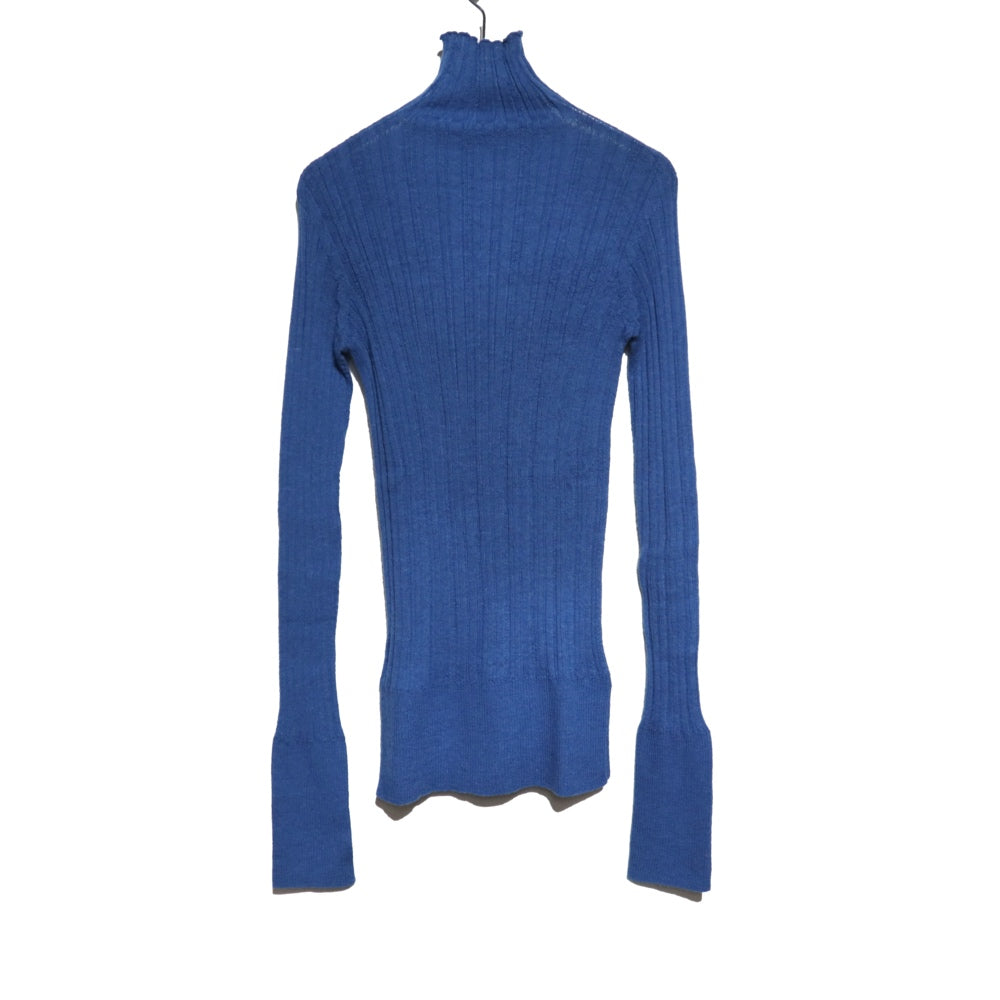 unfil(アンフィル)レディース ロイヤルベイビーアルパカランダムリブニットハイネックプルオーバー"royal baby alpaca random ribbed-knit high-neck P/O"【WVFL-UW106】