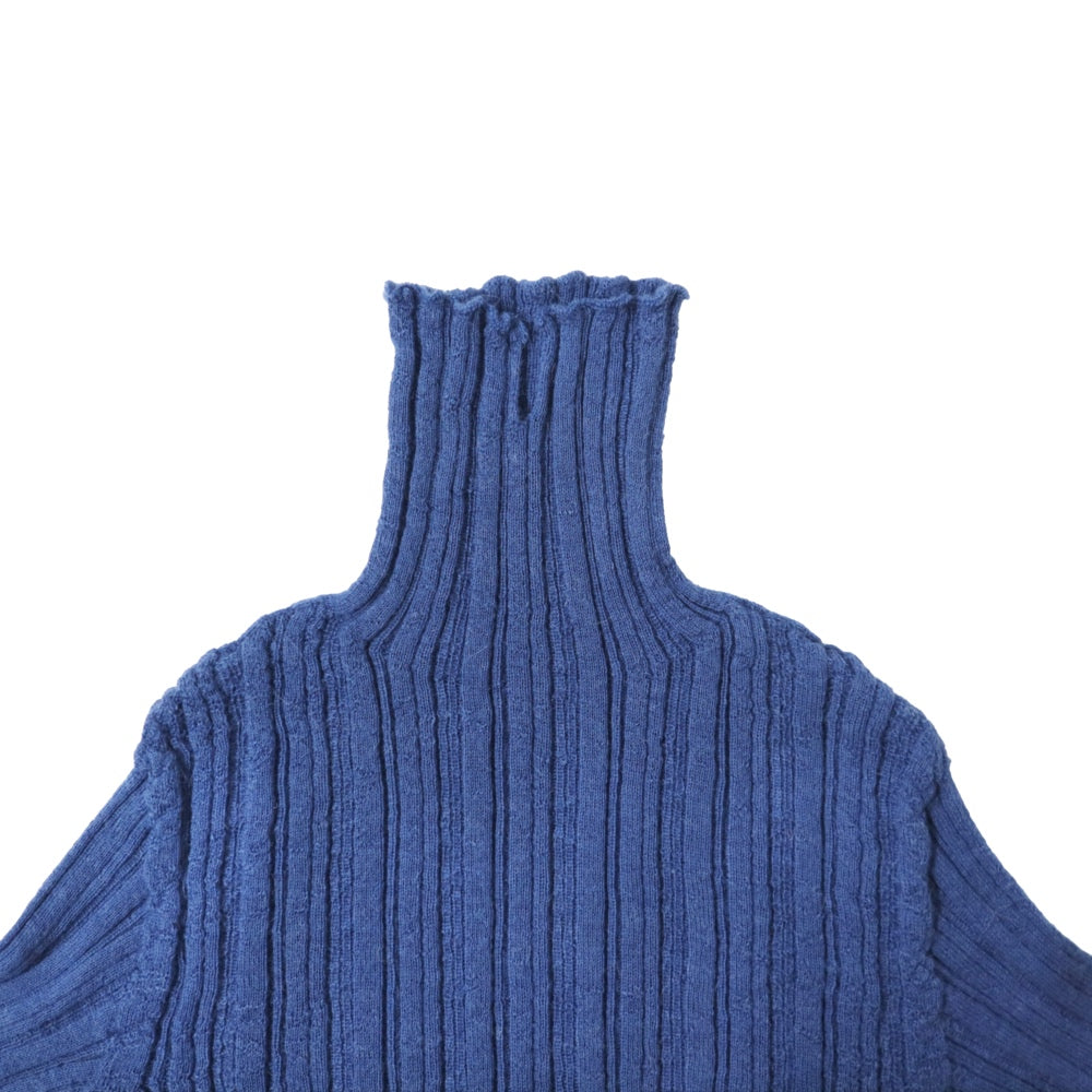 unfil(アンフィル)レディース ロイヤルベイビーアルパカランダムリブニットハイネックプルオーバー"royal baby alpaca random ribbed-knit high-neck P/O"【WVFL-UW106】