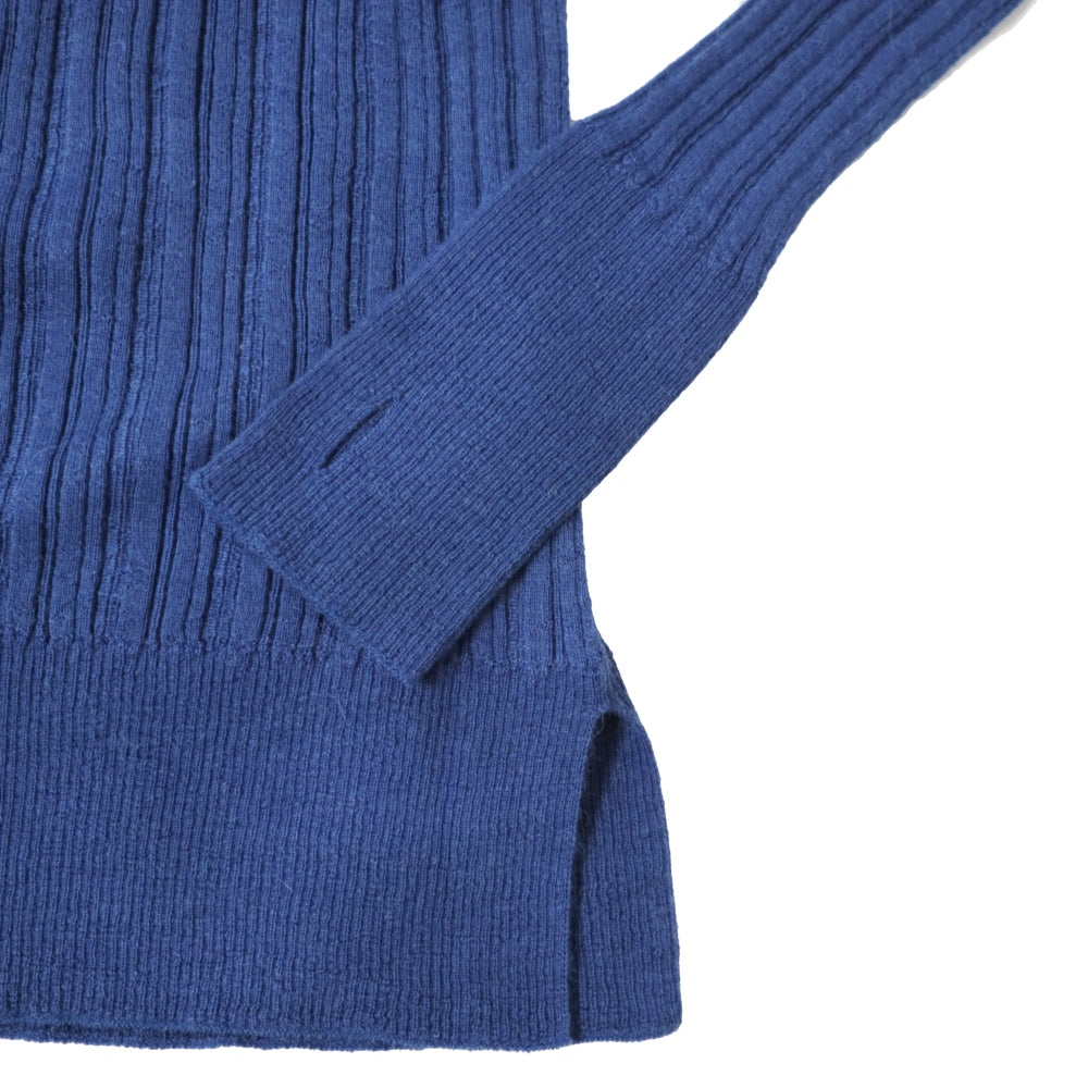 unfil(アンフィル)レディース ロイヤルベイビーアルパカランダムリブニットハイネックプルオーバー"royal baby alpaca random ribbed-knit high-neck P/O"【WVFL-UW106】