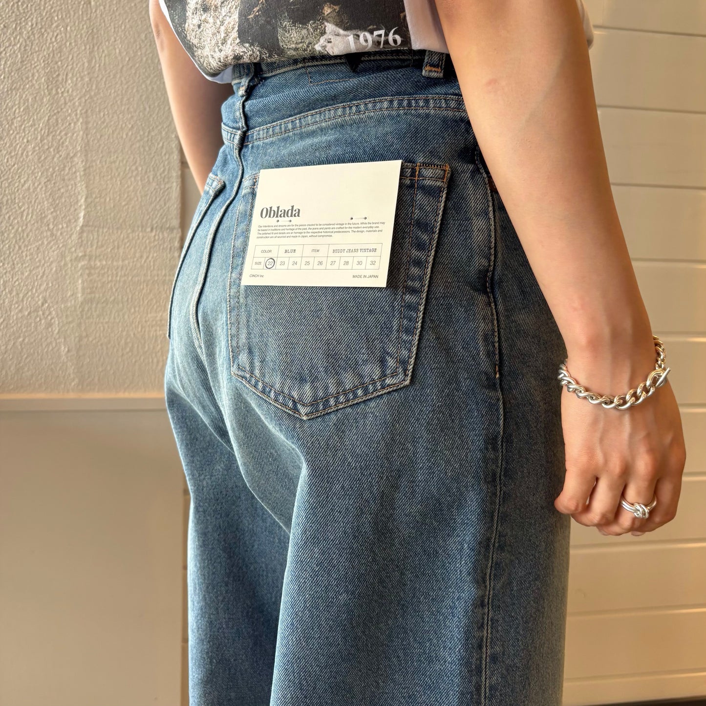 oblada(オブラダ) "BUDDY JEANS VINTAGE" バディジーンズ ヴィンテージ【F2610DP01】