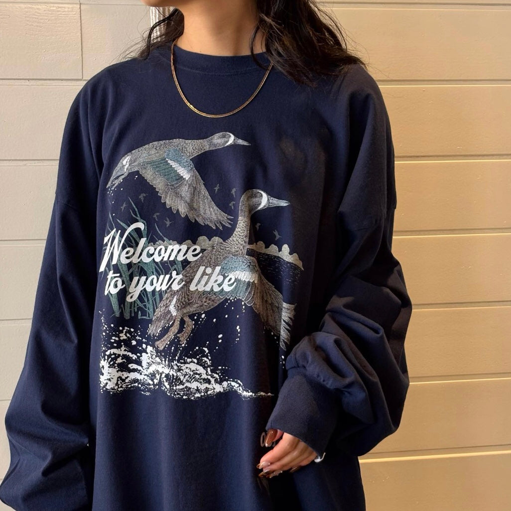 oblada(オブラダ)レディース バード ロング Tシャツ "BIRD LONG TEE"【S2610CU13】