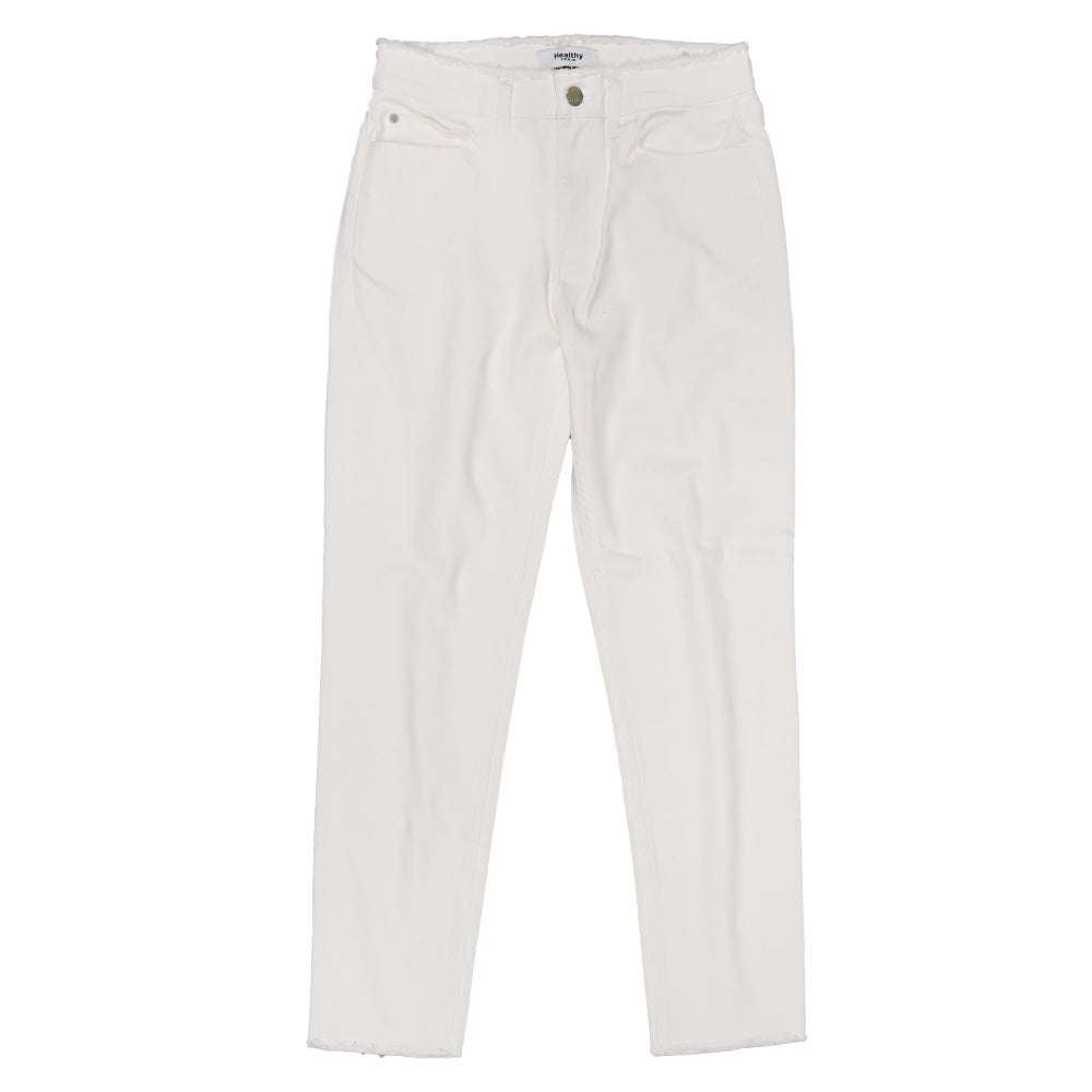 Healthy DENIM(ヘルシーデニム)レディース "H.solt" ミッドライズテーパードカラーデニム【H80352803wht】【H59352803brf】