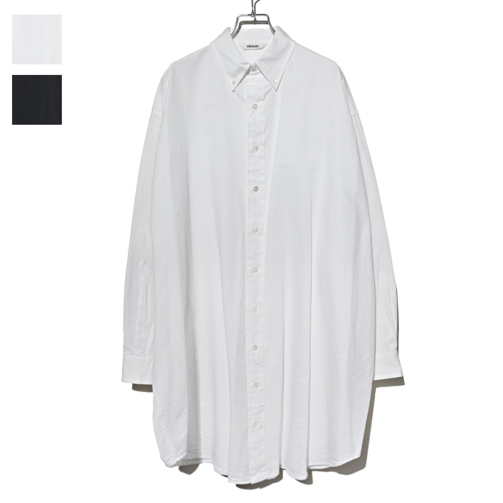 oblada(オブラダ) レディース "IVY BIG SHIRT" ビッグサイズ ボタンダウンシャツ【F2410SH01】