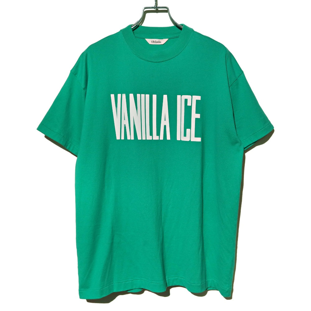 oblada(オブラダ)レディース "VANILLA ICE TEE" クルーネックロゴTシャツ 【M2410CU06】