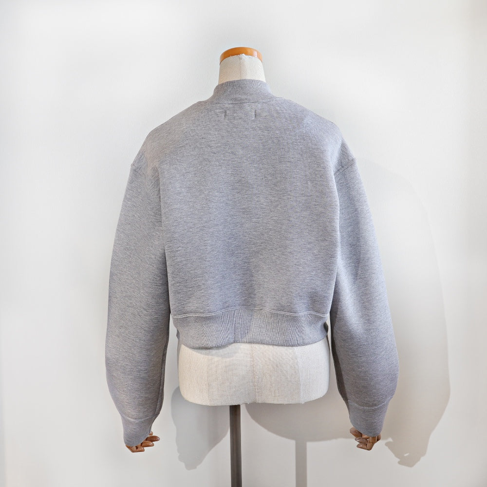 unfil(アンフィル)レディース ダブルフェイスジャージージップアップブルゾン "double faced jersey cropped zip jacket"【WFSP-UW109】