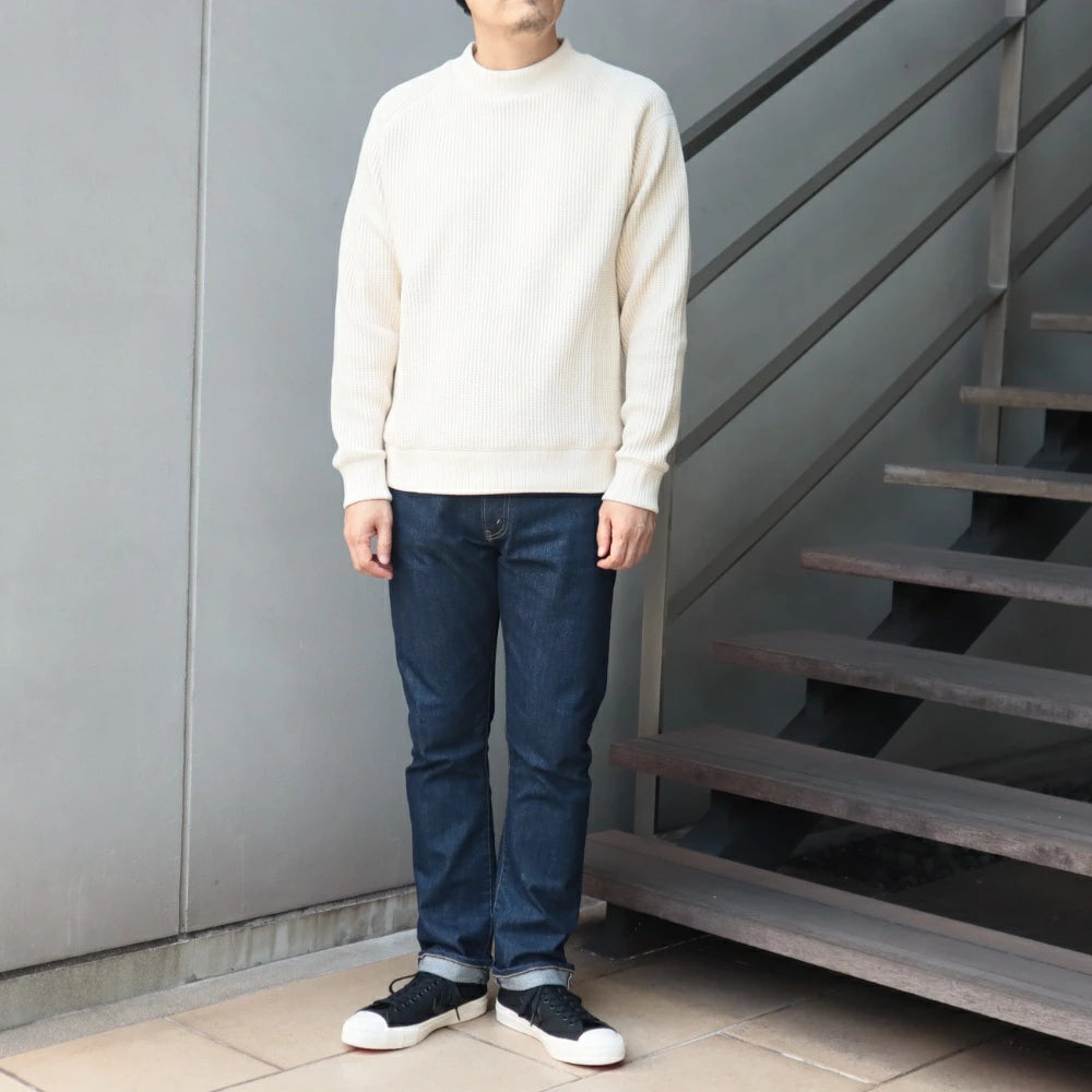 Jackman(ジャックマン)Waffle Midneck ワッフル ミッドネック セーター【JM7200】