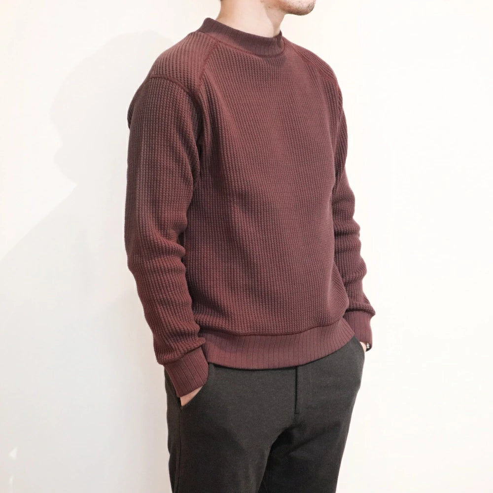 Jackman(ジャックマン)Waffle Midneck ワッフル ミッドネック セーター【JM7200】
