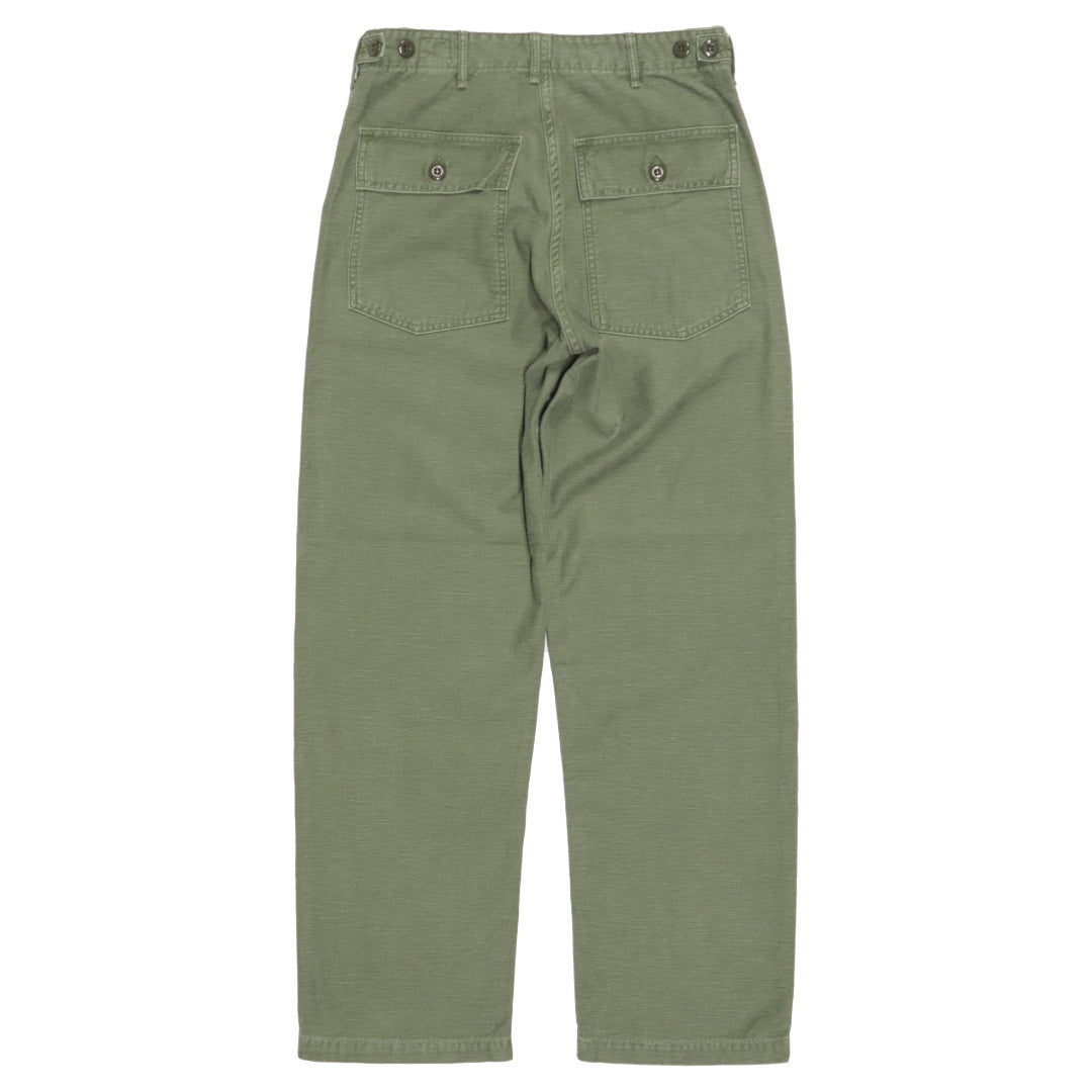 orSlow(オアスロウ)US ARMY FATIGUE PANTS ファティーグパンツ ベイカーパンツ レギュラーフィット "グリーンユーズド"【01-5002-216】