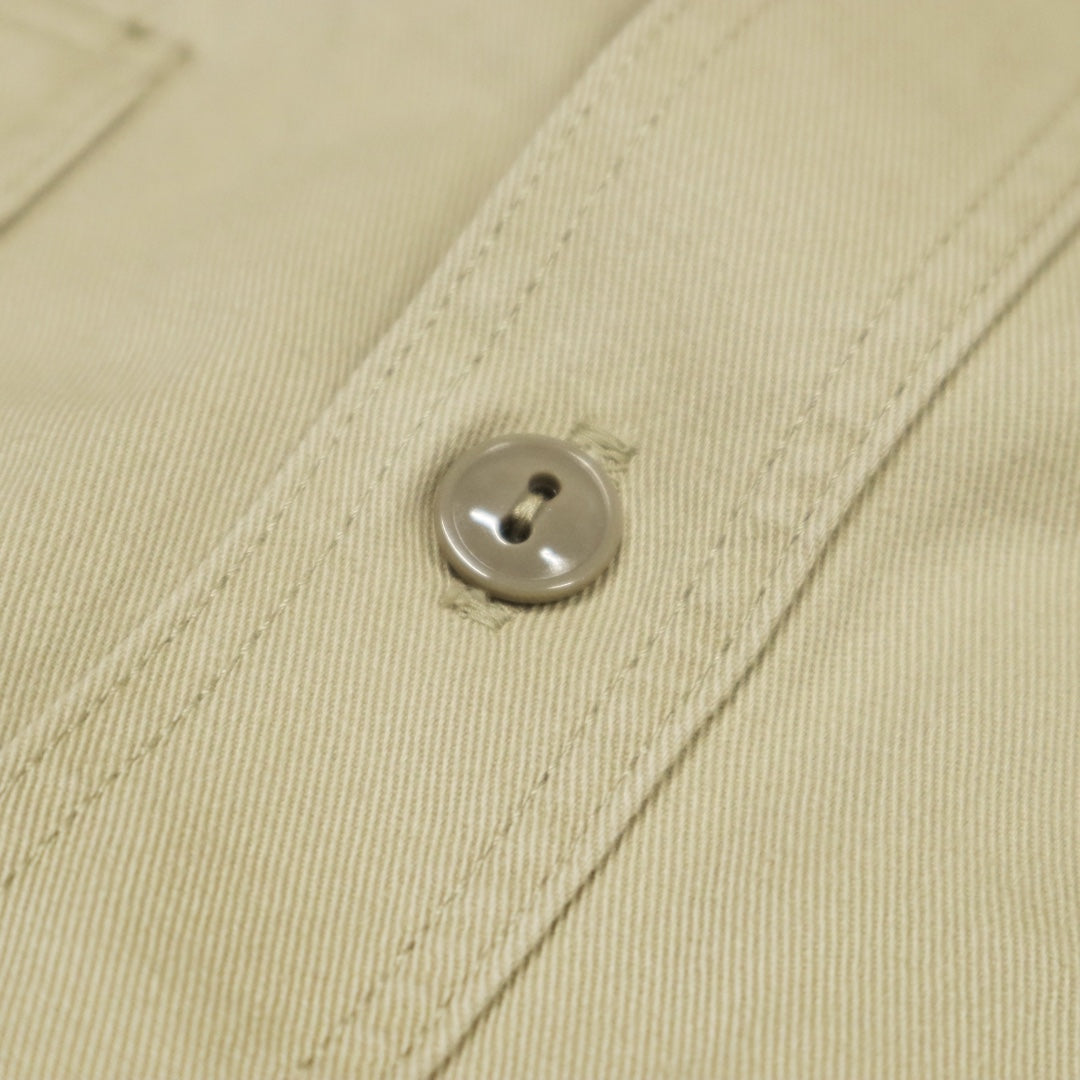 orSlow(オアスロウ) COTTON TWILL VINTAYGE FIT WORK SHIRT ヴィンテージフィット ワークシャツ ベージュコットンツイル【03-V8070-67】