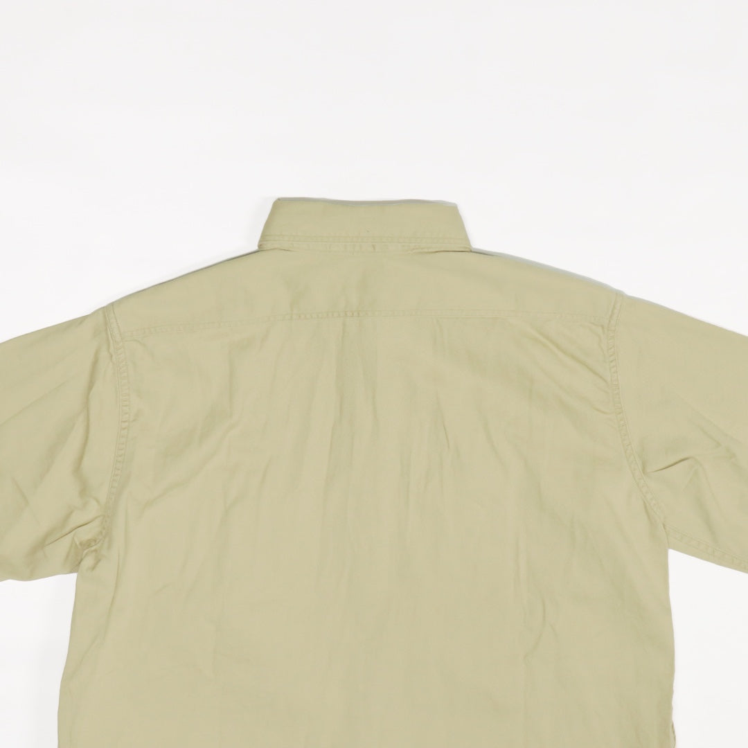 orSlow(オアスロウ) COTTON TWILL VINTAYGE FIT WORK SHIRT ヴィンテージフィット ワークシャツ ベージュコットンツイル【03-V8070-67】