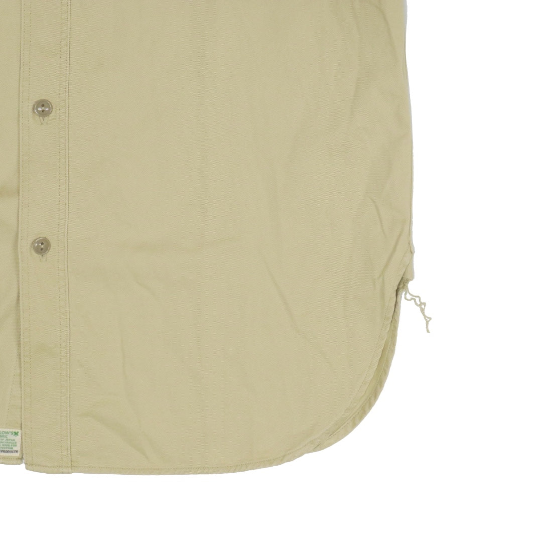orSlow(オアスロウ) COTTON TWILL VINTAYGE FIT WORK SHIRT ヴィンテージフィット ワークシャツ ベージュコットンツイル【03-V8070-67】
