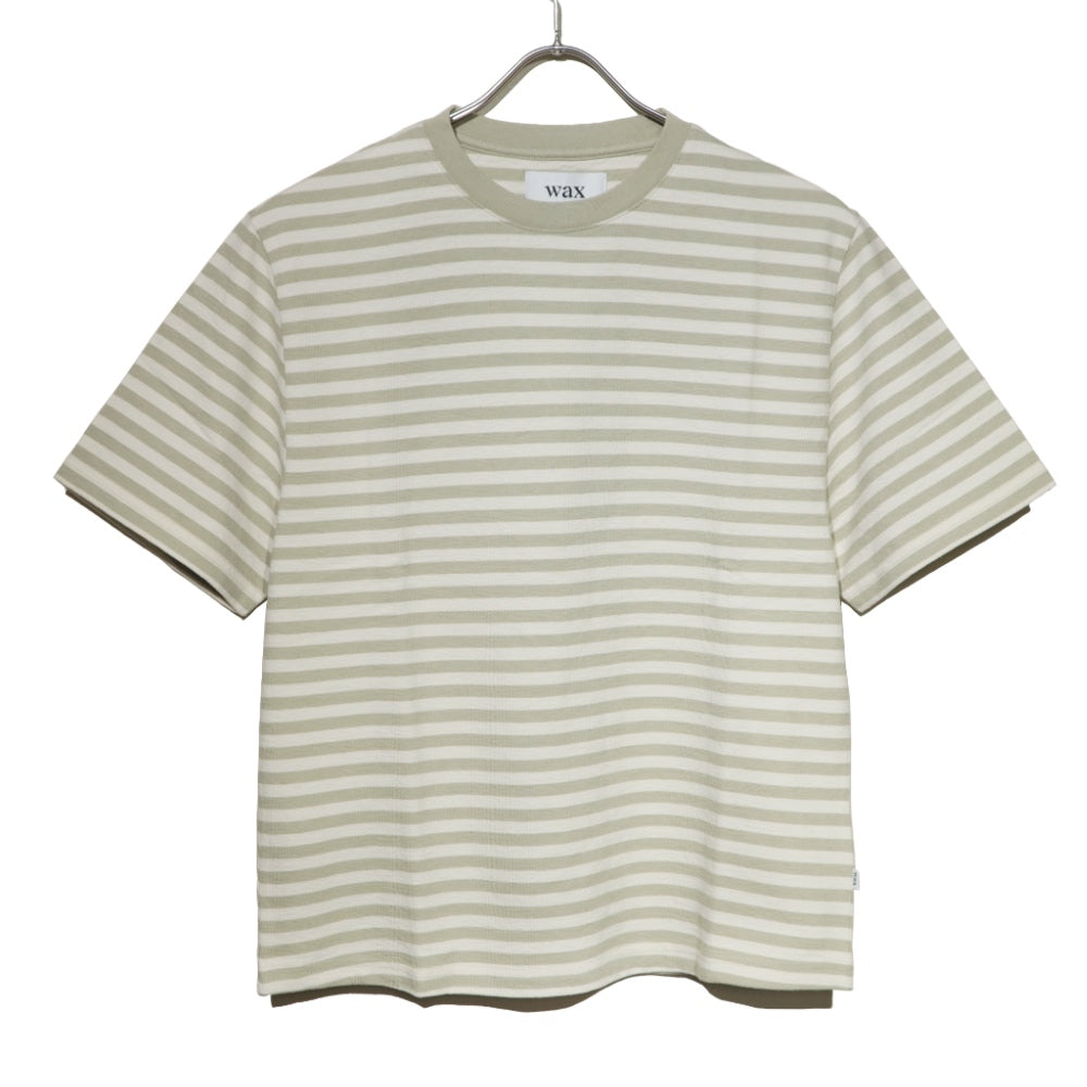 Wax London(ワックスロンドン)ショートスリーブ ボーダーTシャツ DEAN SS TEE JOLT STRIPE【WAX24S000160】