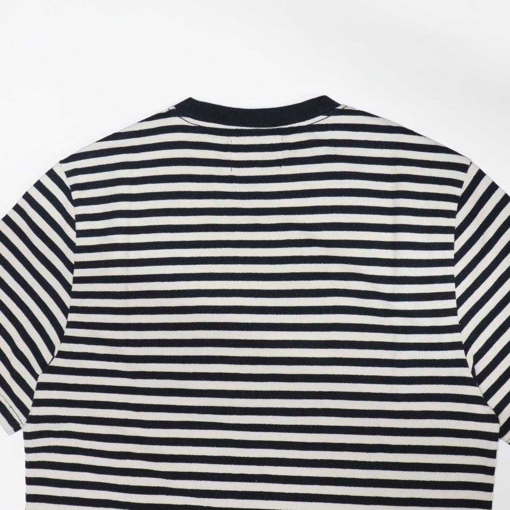Wax London(ワックスロンドン)ショートスリーブ ボーダーTシャツ DEAN SS TEE JOLT STRIPE【WAX24S000160】