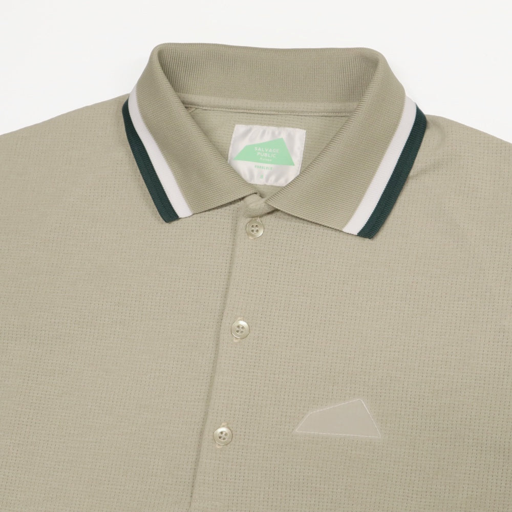 SALVAGE PUBLIC Kolepa(サルベージ パブリック コレパ)Nu' uanu DOTMESH polo S/S ドットメッシュ ポロシャツ【SVKS4016】