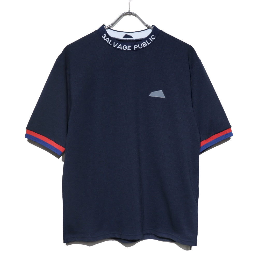 SALVAGE PUBLIC Kolepa(サルベージ パブリック コレパ)Nu' uanu DOTMESH Mockneck S/Sドットメッシュ モックネック プルオーバー【SVKS4017】