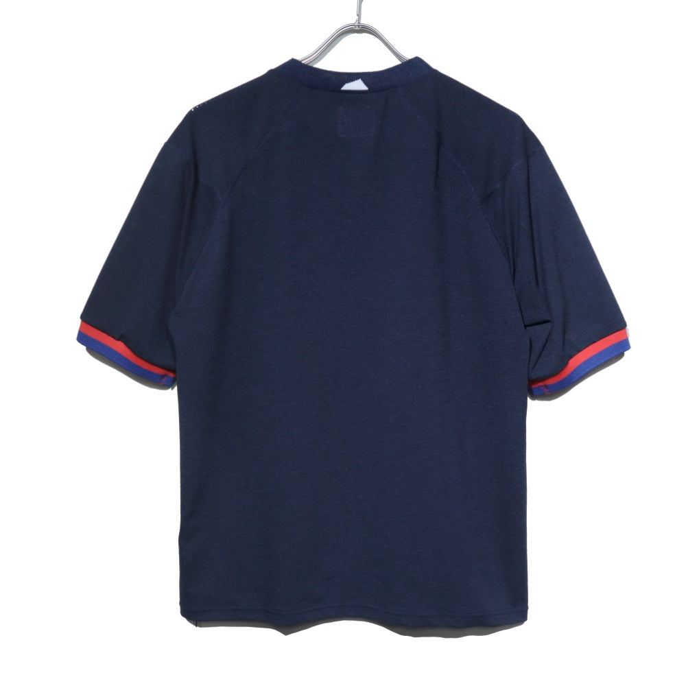 SALVAGE PUBLIC Kolepa(サルベージ パブリック コレパ)Nu' uanu DOTMESH Mockneck S/Sドットメッシュ モックネック プルオーバー【SVKS4017】