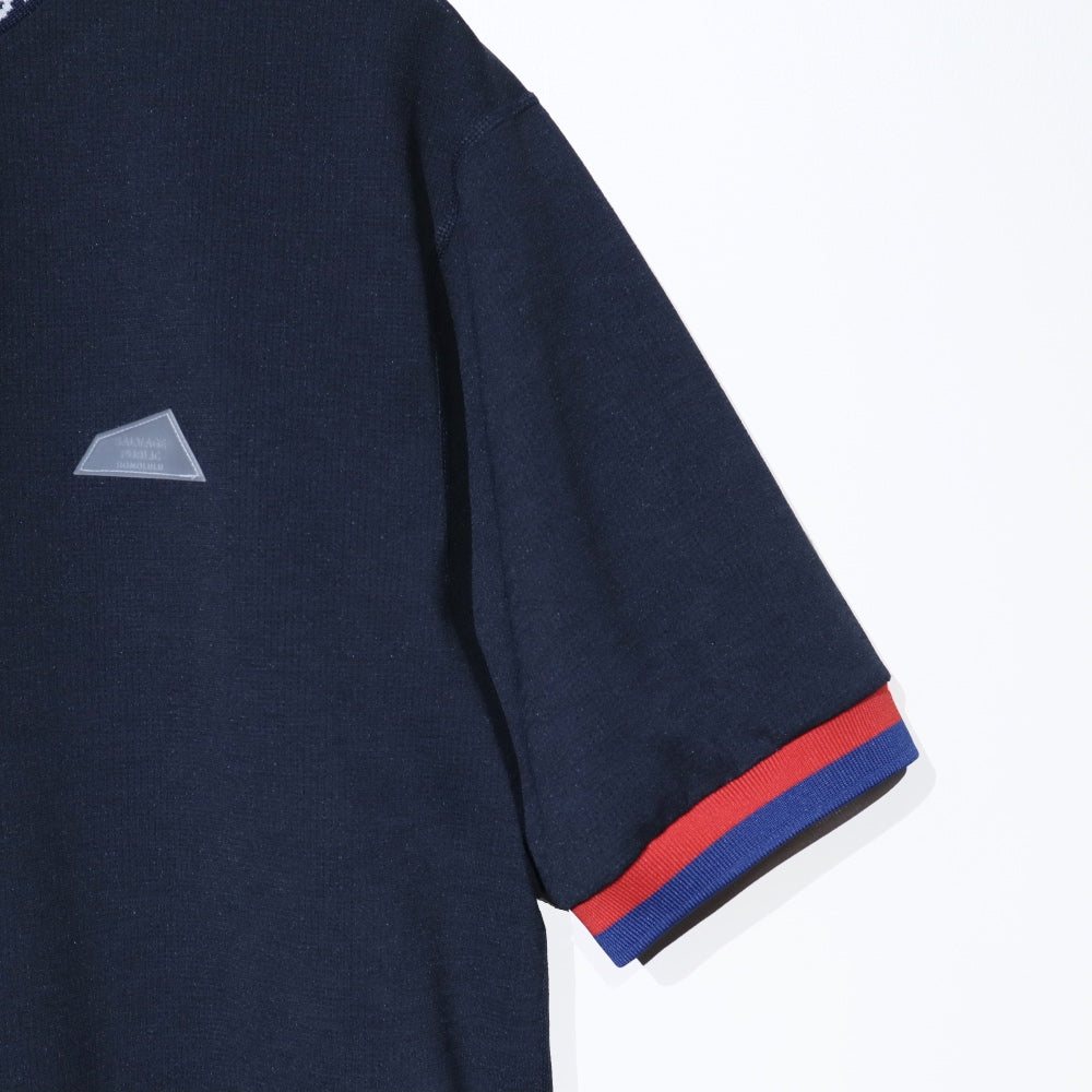SALVAGE PUBLIC Kolepa(サルベージ パブリック コレパ)Nu' uanu DOTMESH Mockneck S/Sドットメッシュ モックネック プルオーバー【SVKS4017】