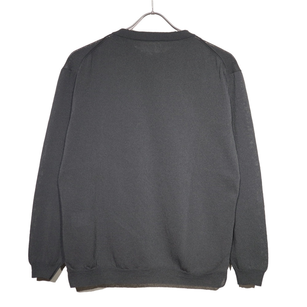 STILL BY HAND(スティル バイ ハンド) SHALLOW V-NECK SWEATER シャロウ Vネック セーター"24SS"【KN04241】