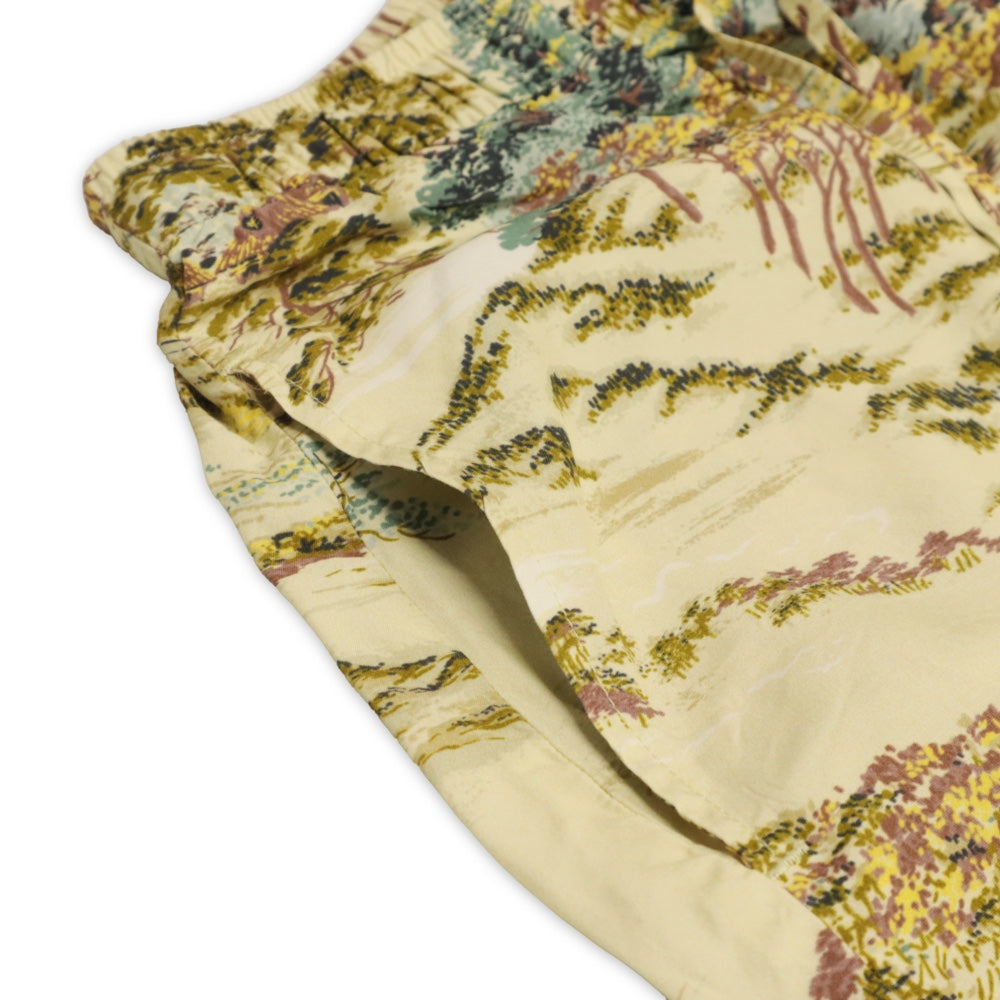 orSlow(オアスロウ)HAWAIAN SHORTS ハワイアンショーツ イエロー【03-7058-46】