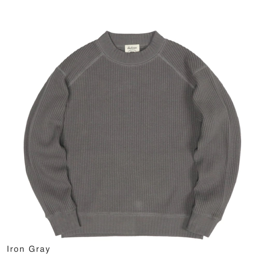 Jackman(ジャックマン)Waffle Midneck ワッフル ミッドネック セーター【JM7200】