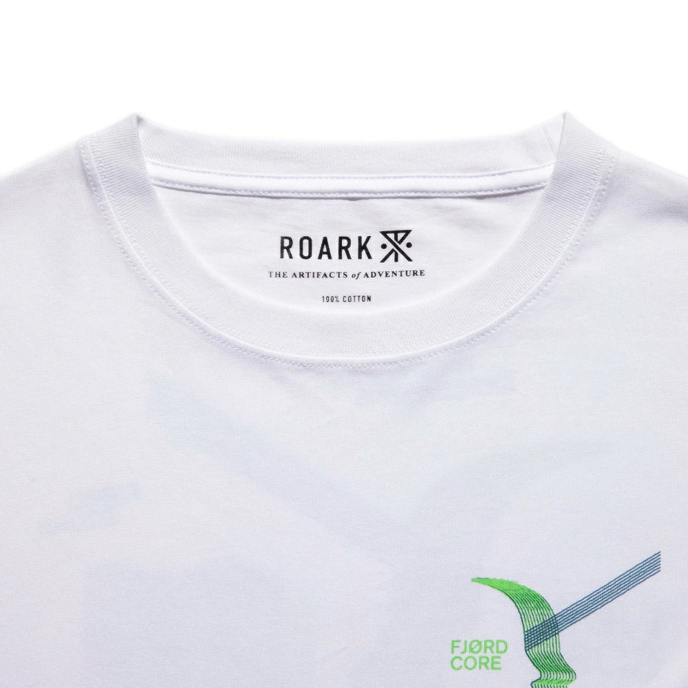 ROARK REVIVAL(ロアーク リバイバル)"AURORA" L/S TEE プリント ロングスリーブ Tシャツ【RLTJ1050-WHT】