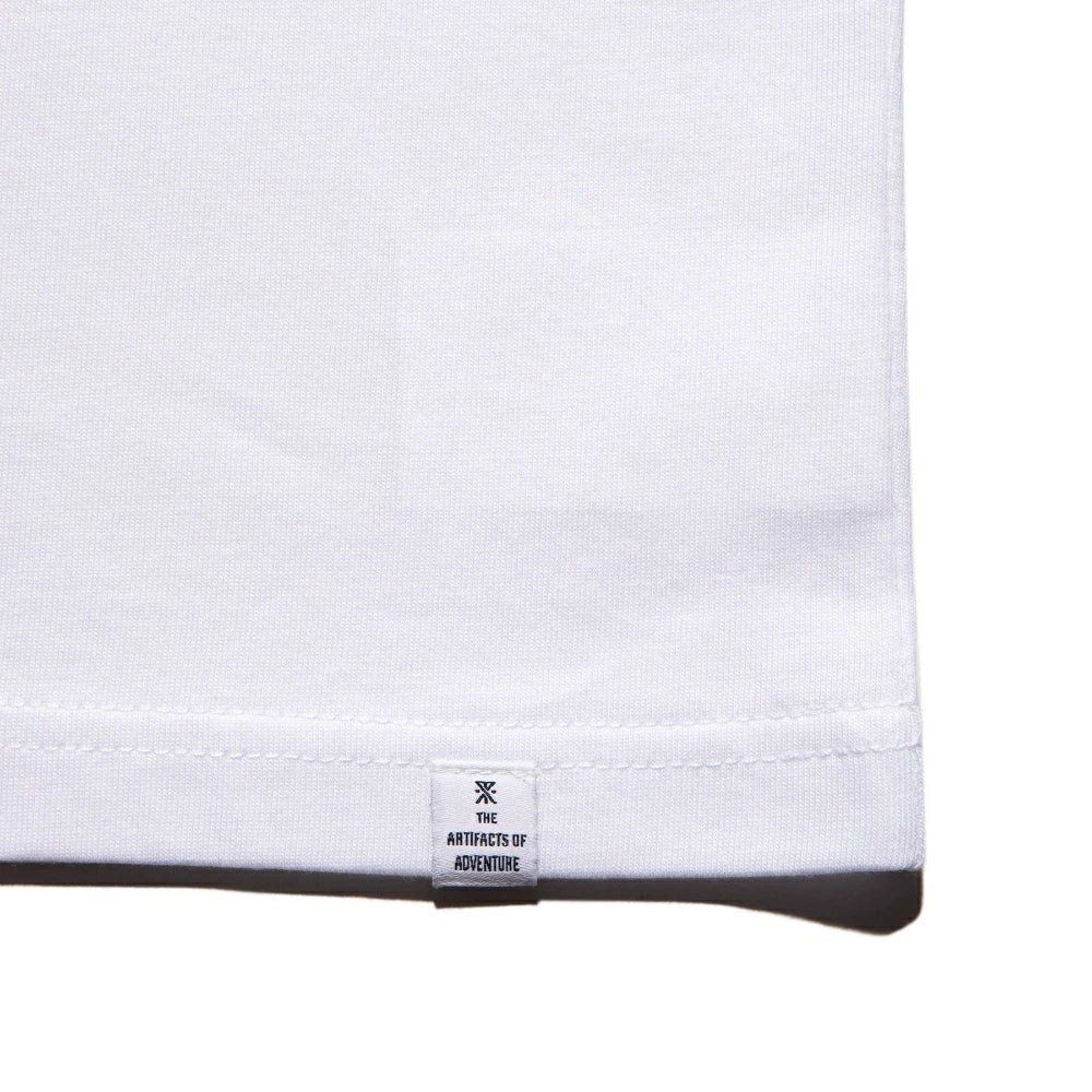 ROARK REVIVAL(ロアーク リバイバル)"AURORA" L/S TEE プリント ロングスリーブ Tシャツ【RLTJ1050-WHT】