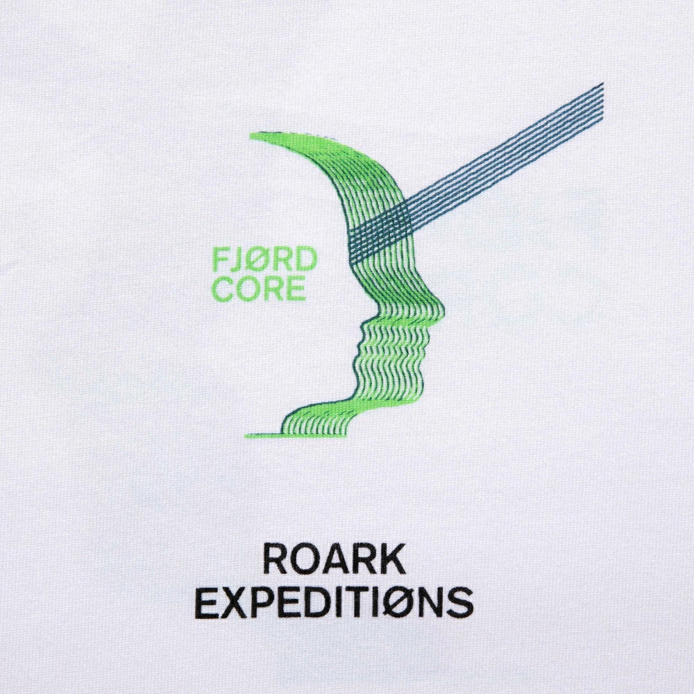 ROARK REVIVAL(ロアーク リバイバル)"AURORA" L/S TEE プリント ロングスリーブ Tシャツ【RLTJ1050-WHT】