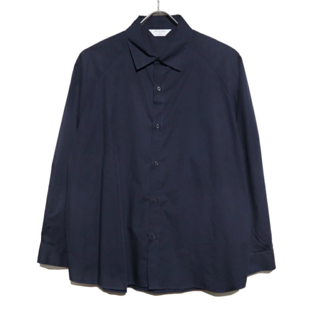 STILL BY HAND(スティル バイ ハンド)Raglan Sleeve Cotton Shirts 先染めコットン ラグランスリーブシャツ【SH03244】