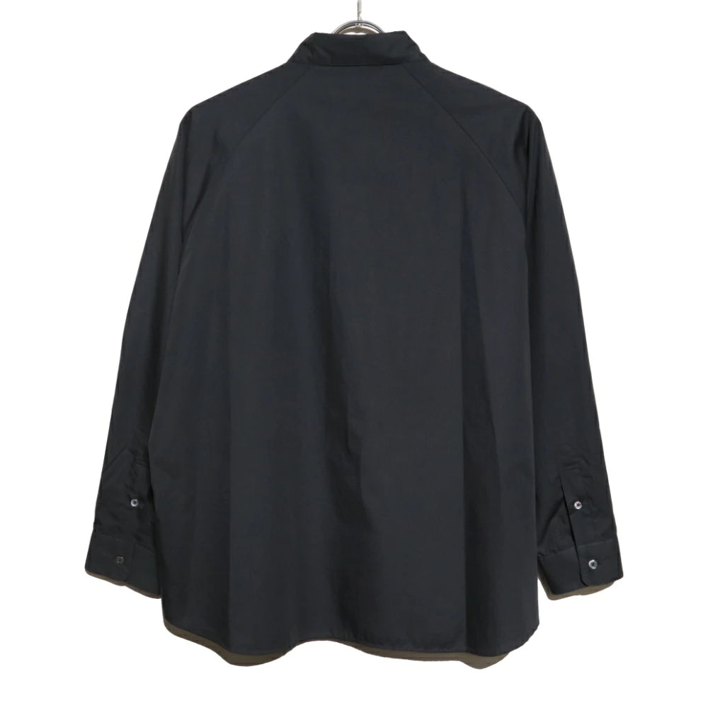 STILL BY HAND(スティル バイ ハンド)Raglan Sleeve Cotton Shirts 先染めコットン ラグランスリーブシャツ【SH03244】