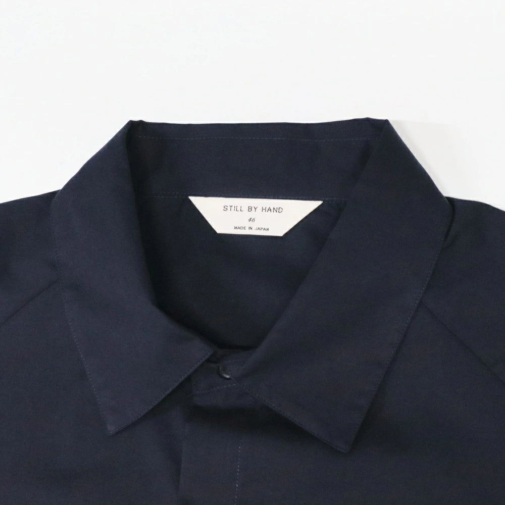 STILL BY HAND(スティル バイ ハンド)Raglan Sleeve Cotton Shirts 先染めコットン ラグランスリーブシャツ【SH03244】