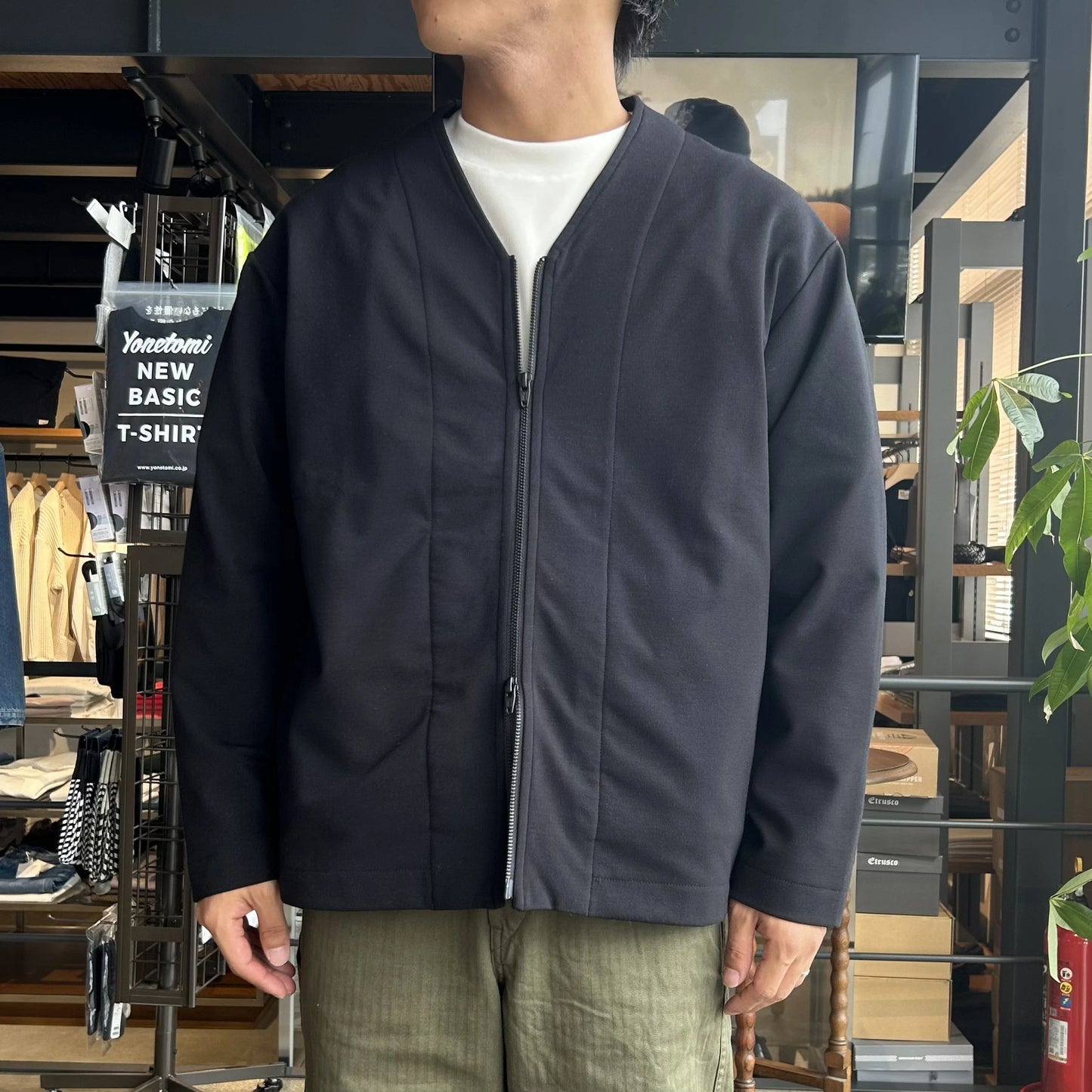 LAMOND(ラモンド)Premium Milamo Rib Zip Cardigan プレミアム ミラノリブ ジップアップカーディガン【LM-C-188-MI】