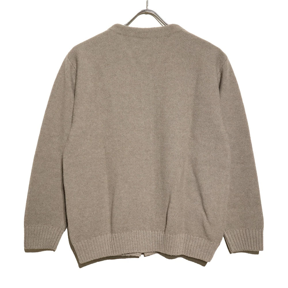 STILL BY HAND(スティル バイ ハンド)Wool/Cashmere Zip Up Cardigan ウール/カシミヤ ジップアップ カーディガン【KN03243】