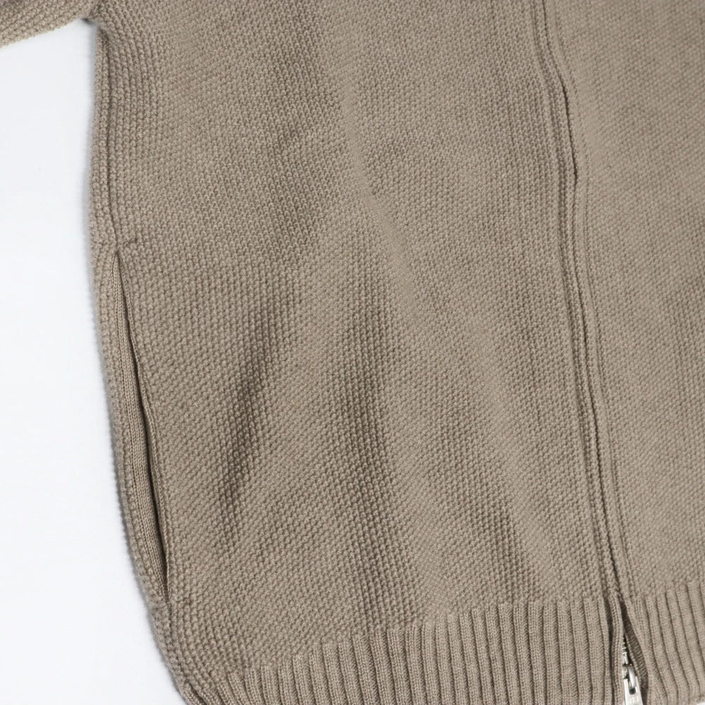 STILL BY HAND(スティル バイ ハンド)Wool/Cashmere Zip Up Cardigan ウール/カシミヤ ジップアップ カーディガン【KN03243】