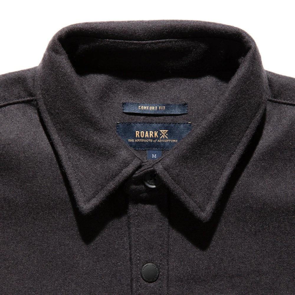 ROARK REVIVAL(ロアーク リバイバル)NORDSMAN WOOL CPO ウールシャツ【RLWJ1070-BMV】