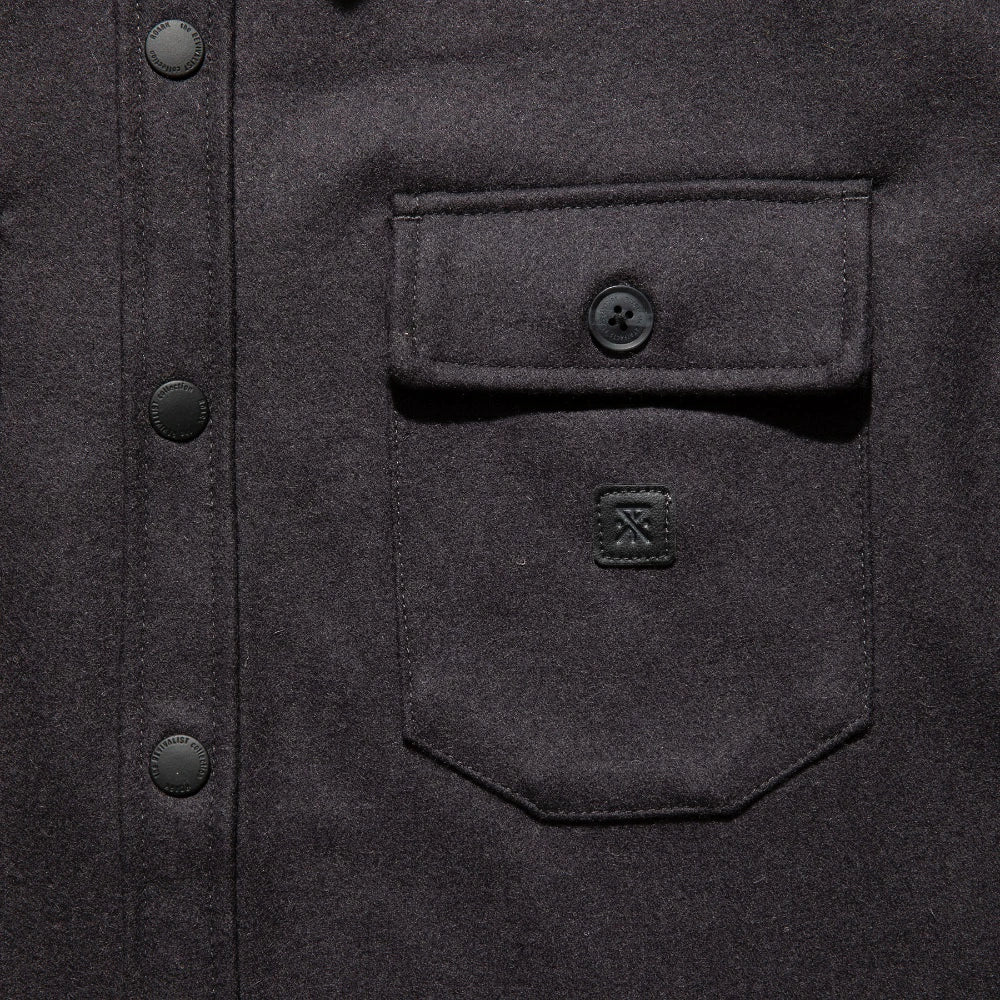 ROARK REVIVAL(ロアーク リバイバル)NORDSMAN WOOL CPO ウールシャツ【RLWJ1070-BMV】