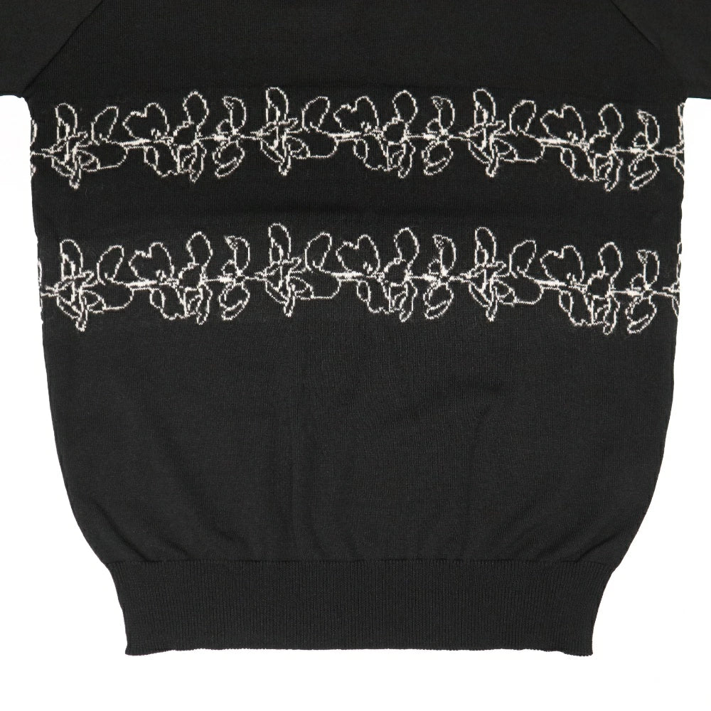 SALVAGE PUBLIC Kolepa(サルベージ パブリック コレパ)Jacquard Crewneck Knit "Double Lei" ジャガード クルーネック セーター【SVKA4011】