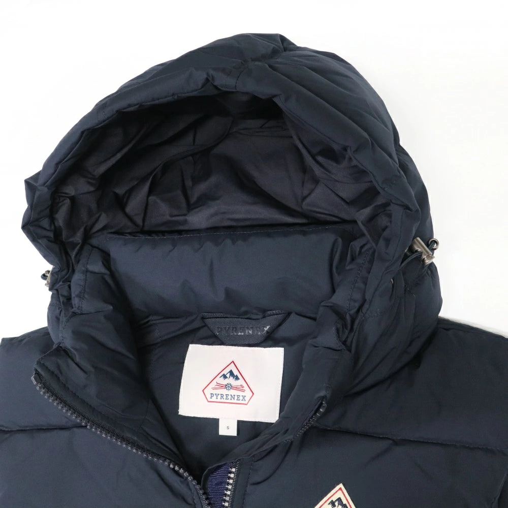 PYRENEX(ピレネックス)メンズ フーデッド ダウンベスト スプートニック リップストップ2 ベスト "SPOUTNIC MINI RIPSTOP2 VEST"【HMW013】