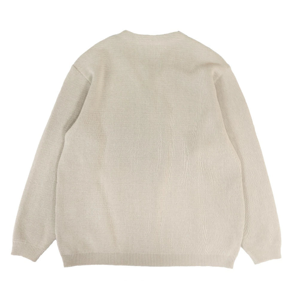 STILL BY HAND(スティル バイ ハンド)Polyester/Paper Zip Up Cardigan ポリエステル/ペーパー ジップアップ カーディガン【KN01251】