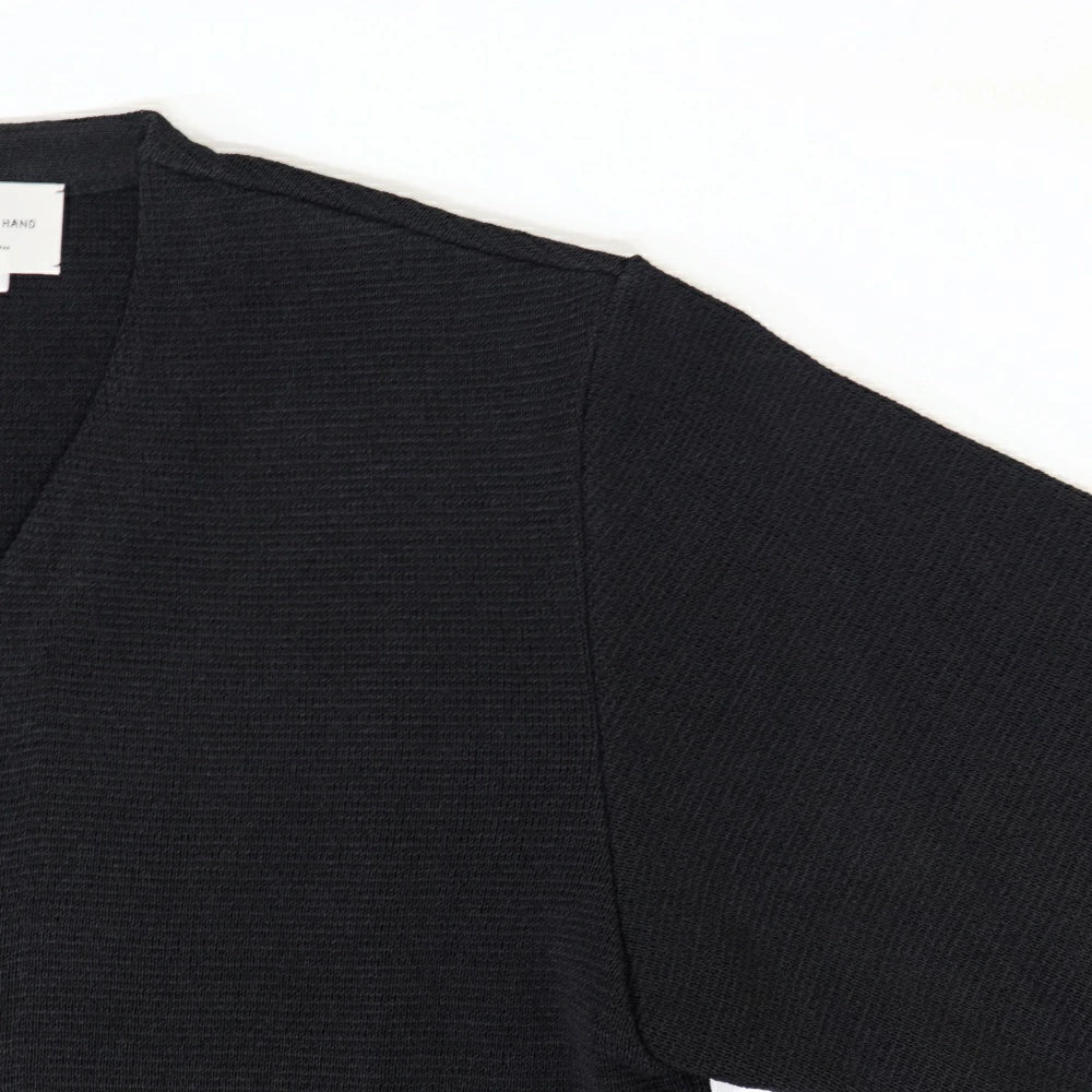 STILL BY HAND(スティル バイ ハンド)Polyester/Paper Zip Up Cardigan ポリエステル/ペーパー ジップアップ カーディガン【KN01251】