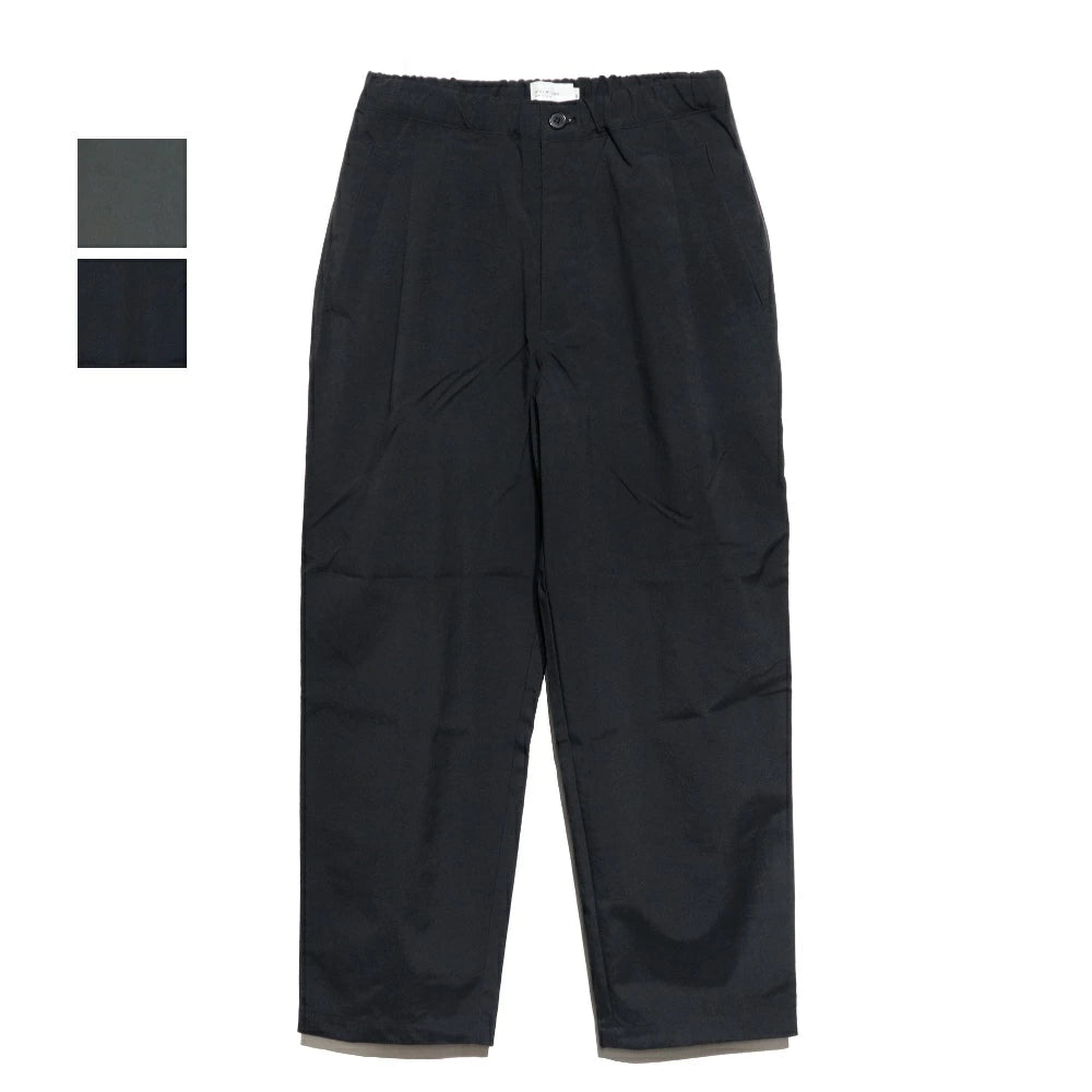 STILL BY HAND(スティル バイ ハンド)1tuck Taslan Nylon Tapered Pants 1タック タスランナイロン テーパードパンツ 【PT06244】