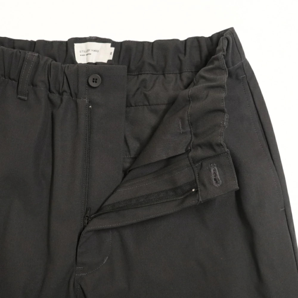 STILL BY HAND(スティル バイ ハンド)High Twist Pants 強撚コットン/ポリエステル ワイドテーパードパンツ 【PT05251】
