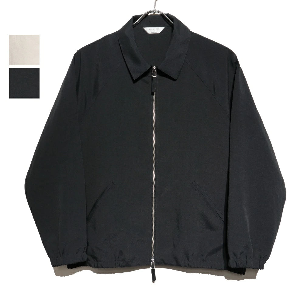 STILL BY HAND(スティル バイ ハンド)PO Raglan Sleeves Zip-up Jacket ポリエステル ラグランスリーブ ジップアップブルゾン【BL02251】