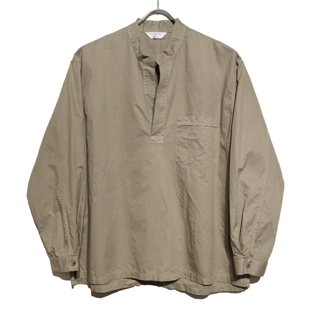 STILL BY HAND(スティル バイ ハンド)Garment-dye Over Shirt ガーメントダイ オーバー スキッパーシャツ【SH03251】
